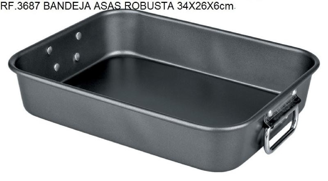 BANDEJA C/ASAS ROBUSTA 34X26X6 RF.3687