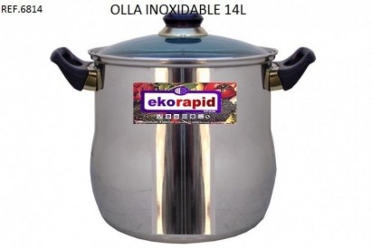 OLLA INOXIDABLE 14 L REF.6814