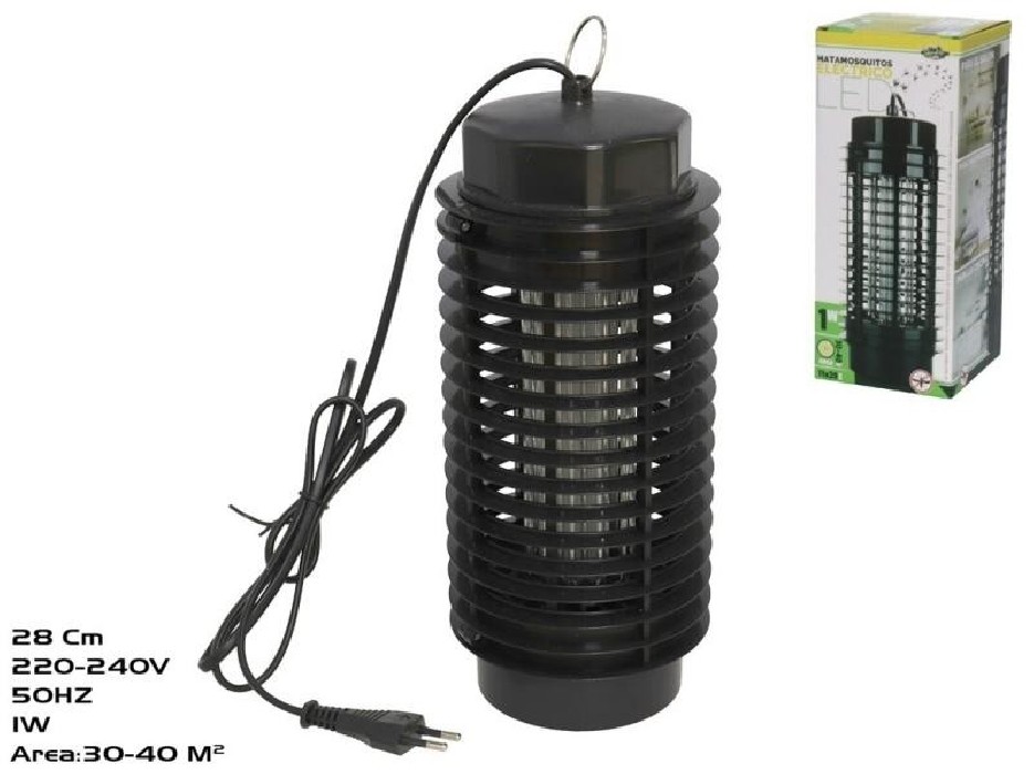 MATA MOSQUITOS ELECT.LED UV 1W 30-40