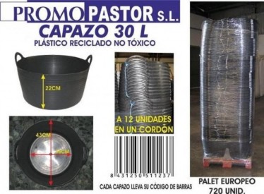 CAPAZO 30 L NEGRO
