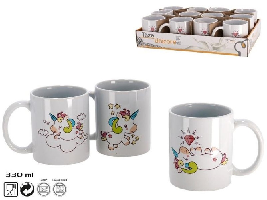TAZA 330ML UNICORE