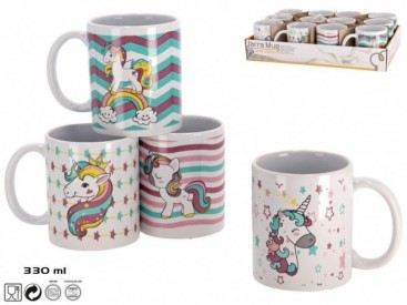 TAZA 330ML UNICORNIO LOVE