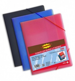 CARPETA FLEXIBLE C/GOMAS...