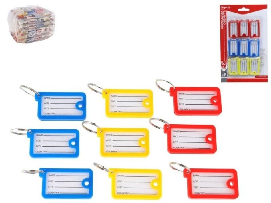 LLAVERO IDENTIFICADORX9