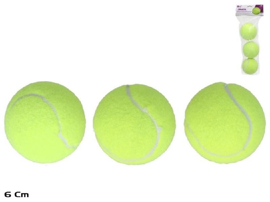 PELOTAS TENISX3 6CM
