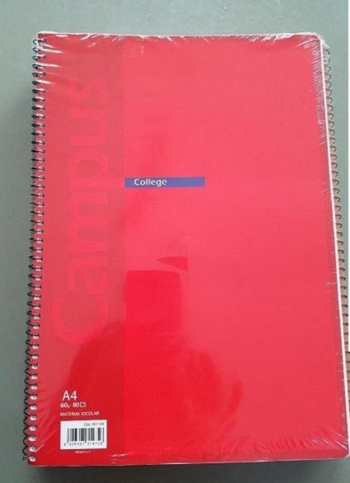 BLOCK A4 CUADROS 80H 326032