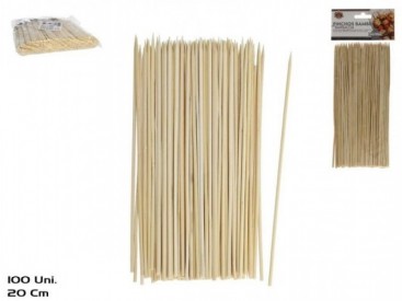 PINCHOS BAMBÚ BARBACOAX100...