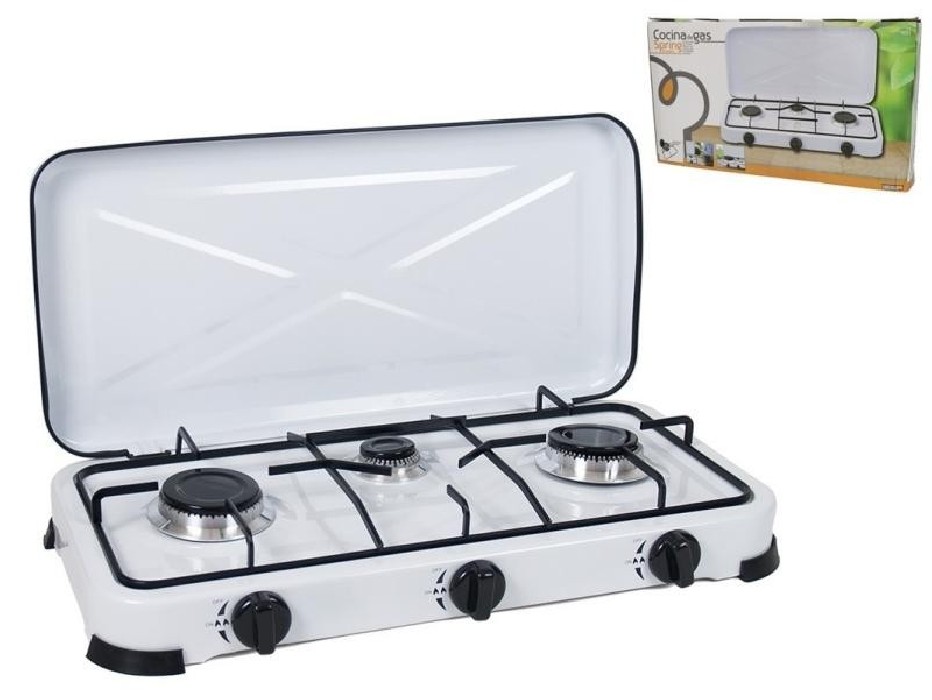 COCINA GAS 3 FUEGOS SPRING