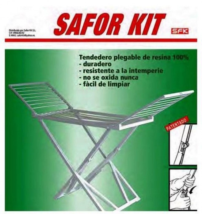 TENDEDERO RESINA 20M ZEUS TA-6