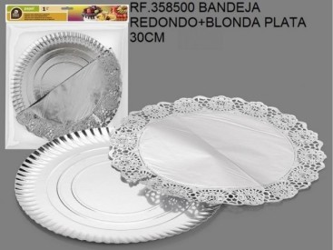 BANDEJA REDONDA+BLONDA...