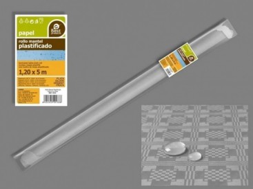 ROLLO MANTEL PLAST.PLATA...
