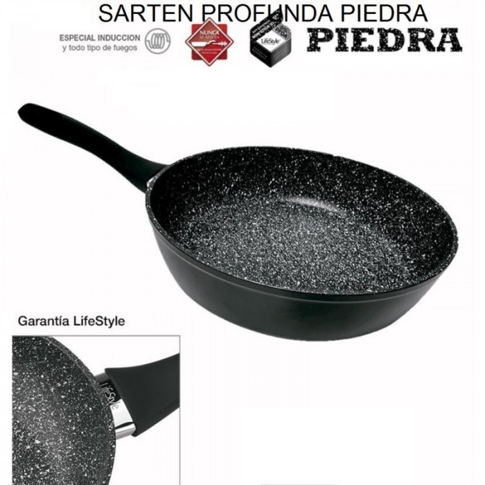 SARTEN PROFUNDA PIEDRA 28CM REF.4357