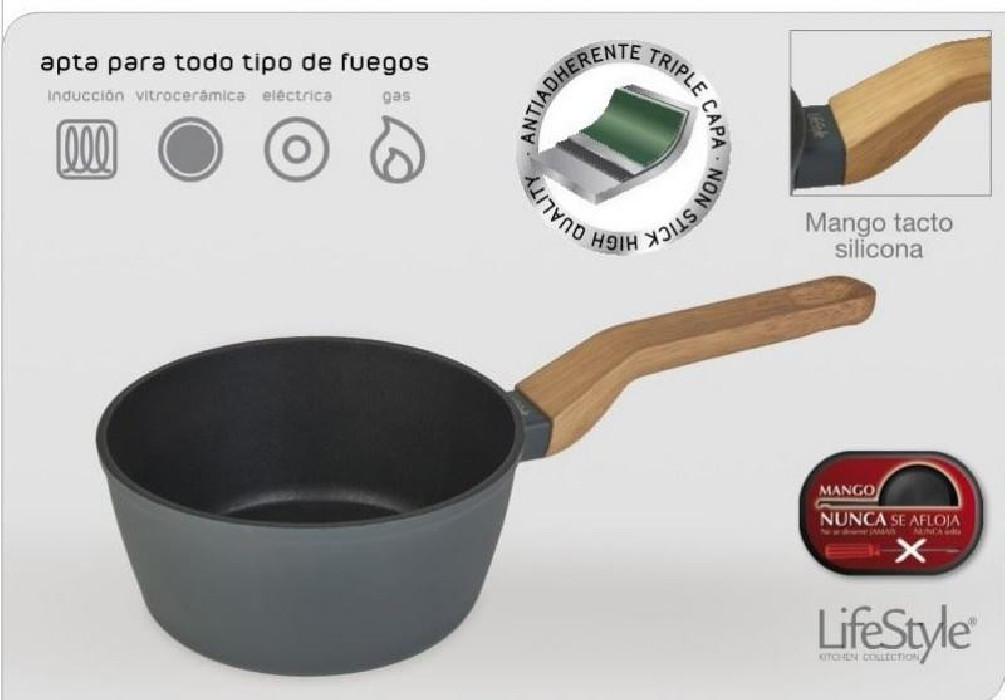 CAZO ALUMINIO ZENITH 16CM 4456