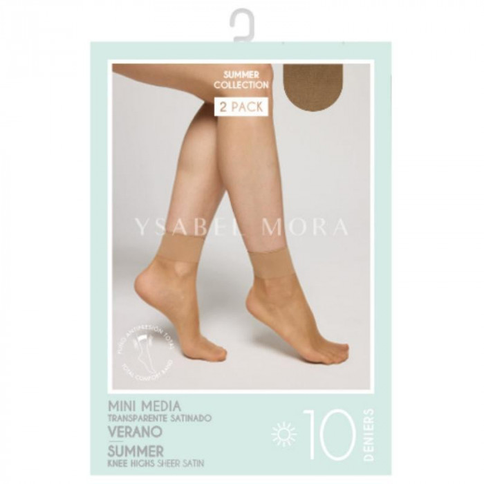 PACK 2 TOBILLERO 10 DEN 18129