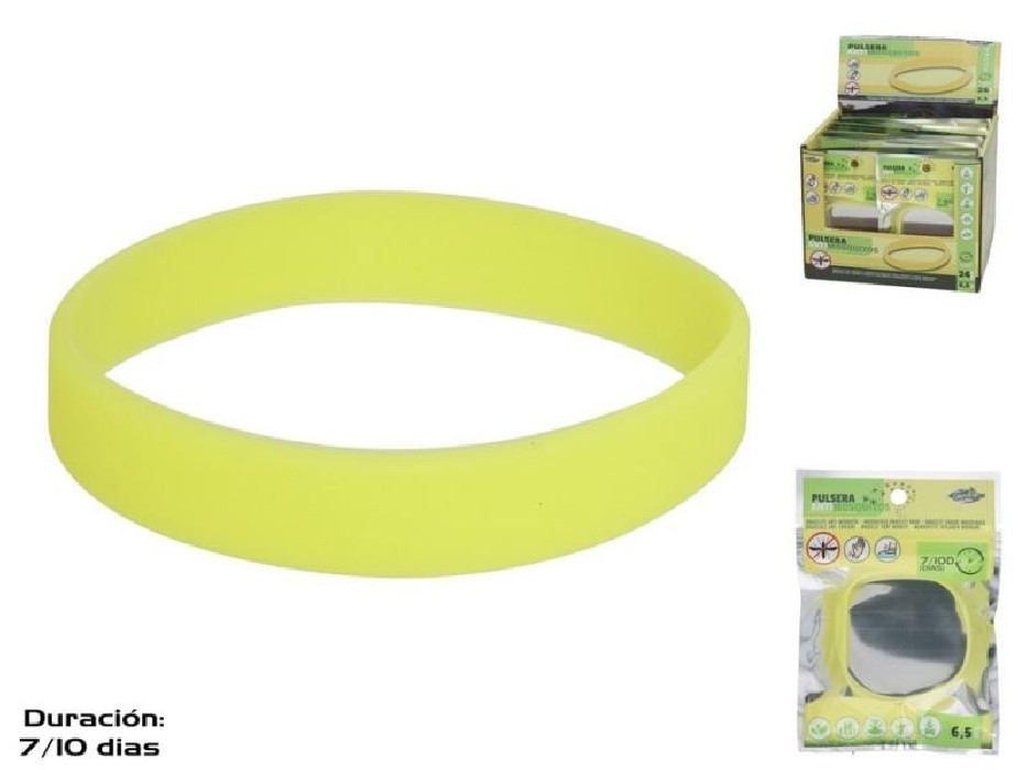 PULSERA ANTI-MOSQUITOS 6.5CM  7-10 DIAS