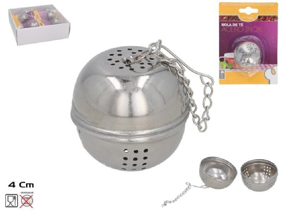 BOLA TÉ DIA 4CM INOX