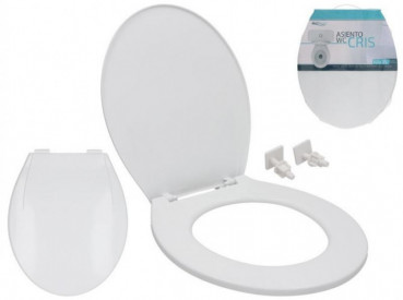 TAPA+ASIENTO WC CRIS 41X35CM