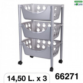 CARRO MULTIUSOS 3 PISOS 66271