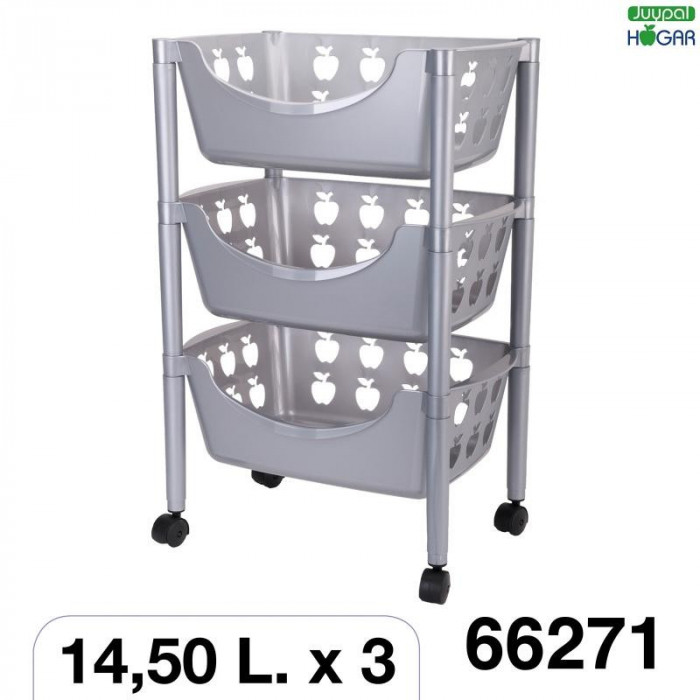 CARRO MULTIUSOS 3 PISOS 66271