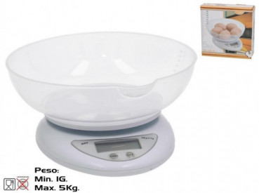 BASCULA COCINA DIGITAL 5KG...