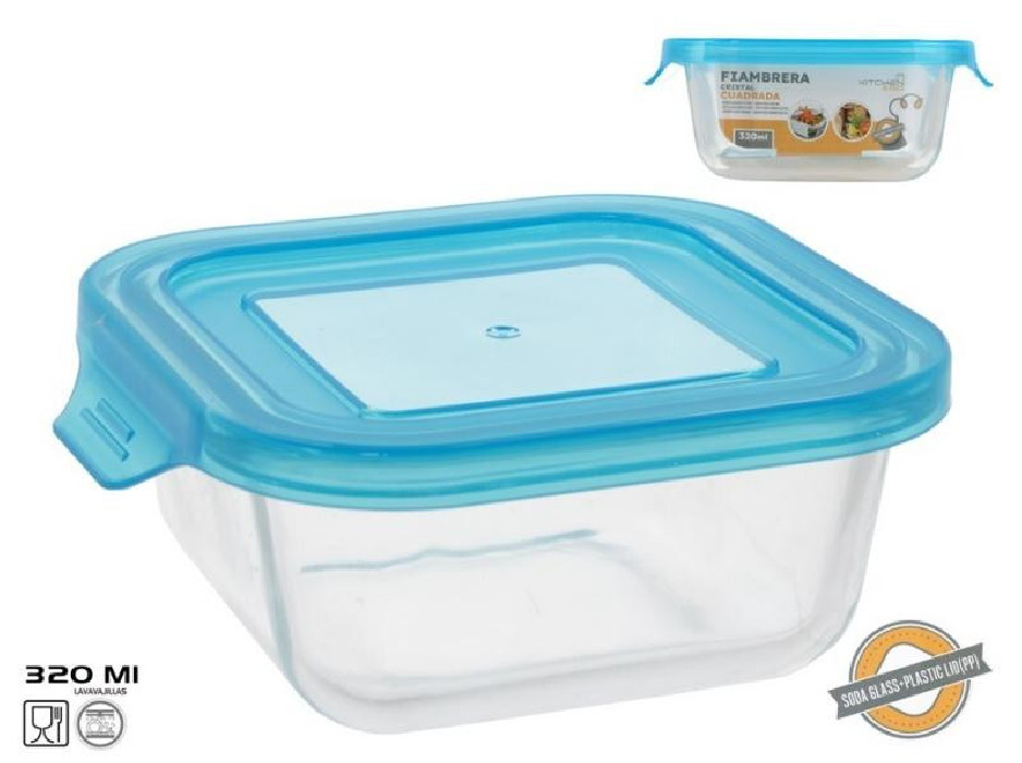 FIAMBRERA CRISTAL CUADRADA 320ML