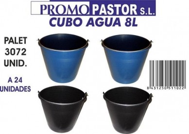 CUBO AGUA 8L.LISO RECICLADO
