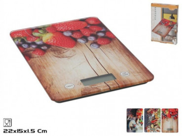 BASCULA COCINA 5KG CRISTAL...