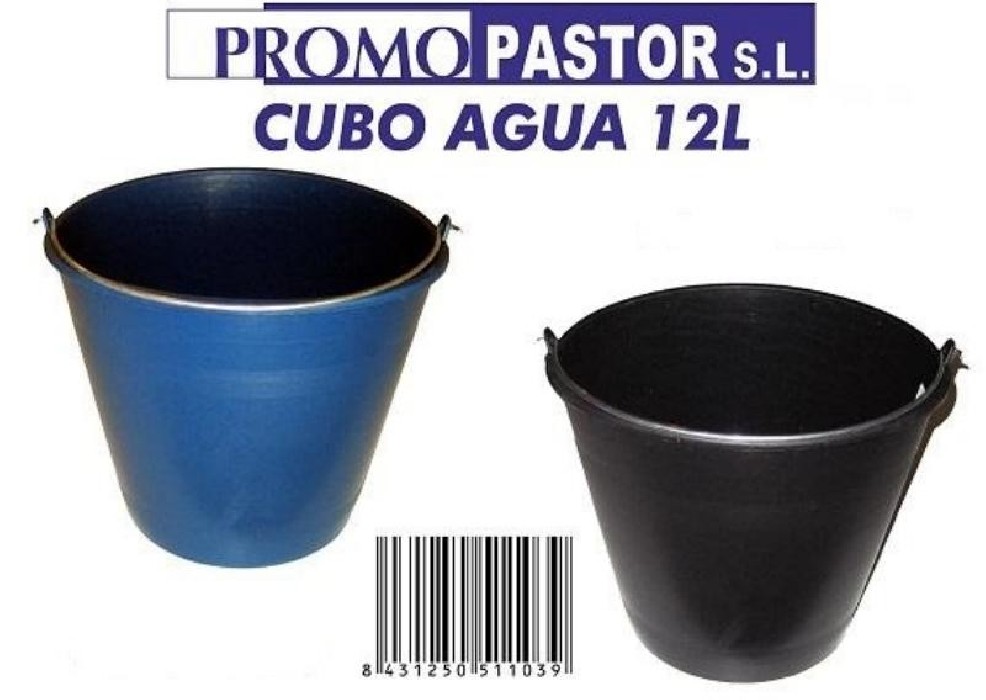CUBO AGUA 12L.LISO RECICLADO