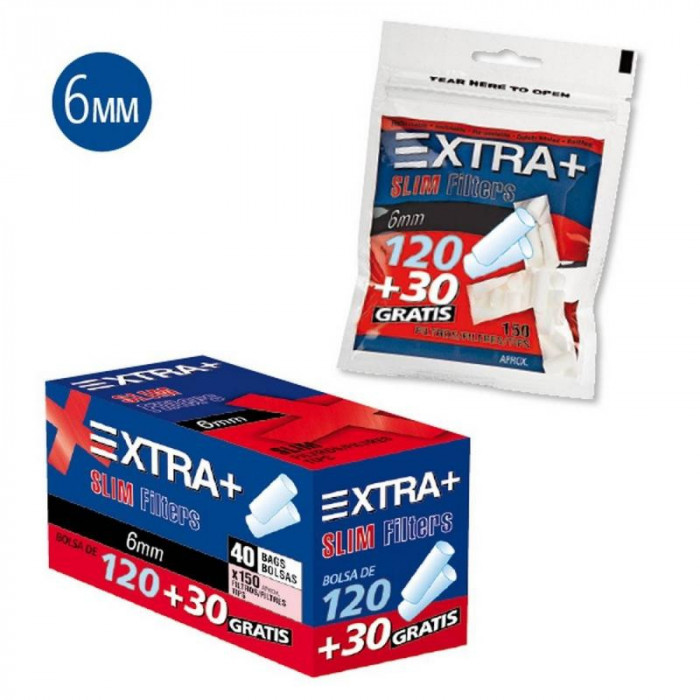 FILTROS EXTRA 6MM BOLSA 150+LIBRILLO...