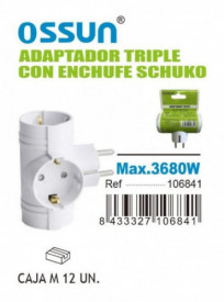 ADAPTADOR 3 ENCHUFES 16A...