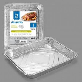 BANDEJA ALUMINIO RECTANG....