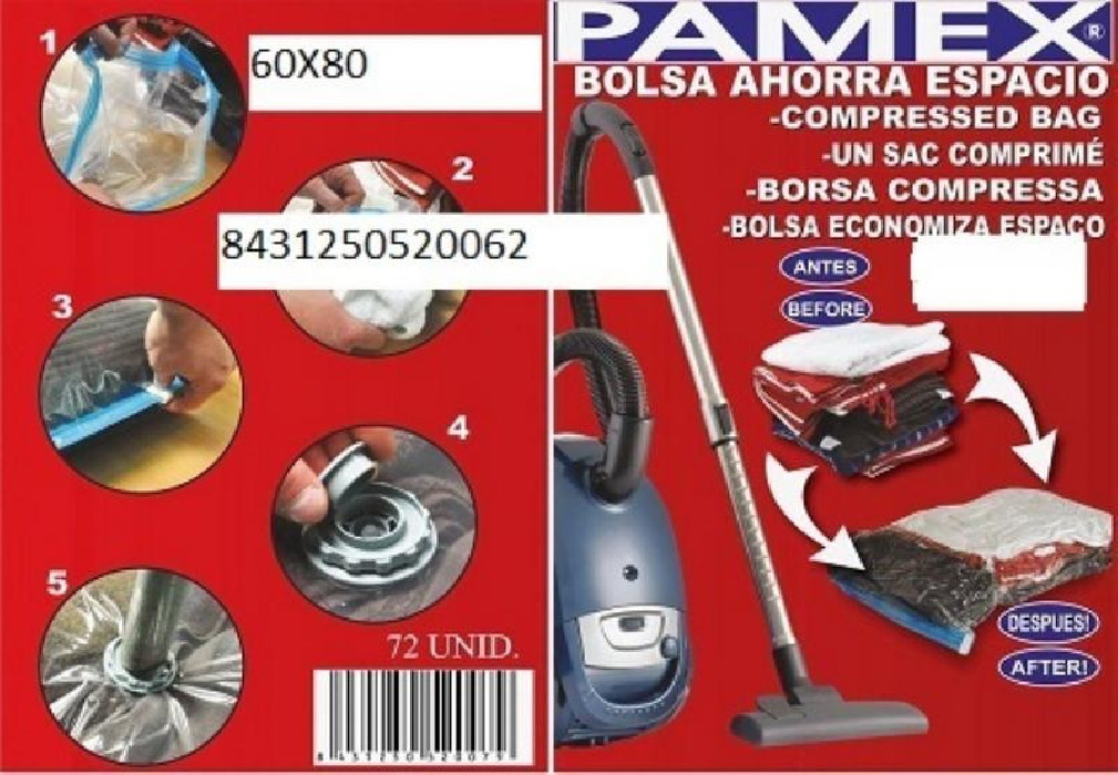 BOLSA AHORRA ESPACIO 60X80