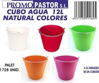 CUBO DE AGUA 12L COLORES