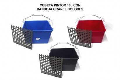 CUBETA PINTOR 16L C/BANDEJA