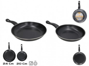 SET 2 SARTENES ACERO 35 Y 38CM