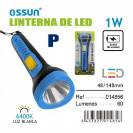 LINTENA LED AZUL 1W-60LUM....