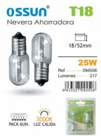 BOMBILLA NEVERA E14 25W 094506