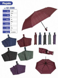 PARAGUAS PLEGABLE 8V. SZ3306