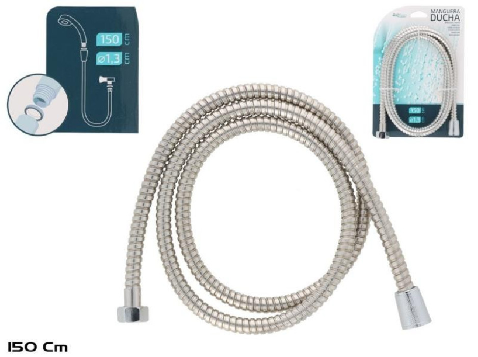 MANGUERA DUCHA MAHON INOX 150CM