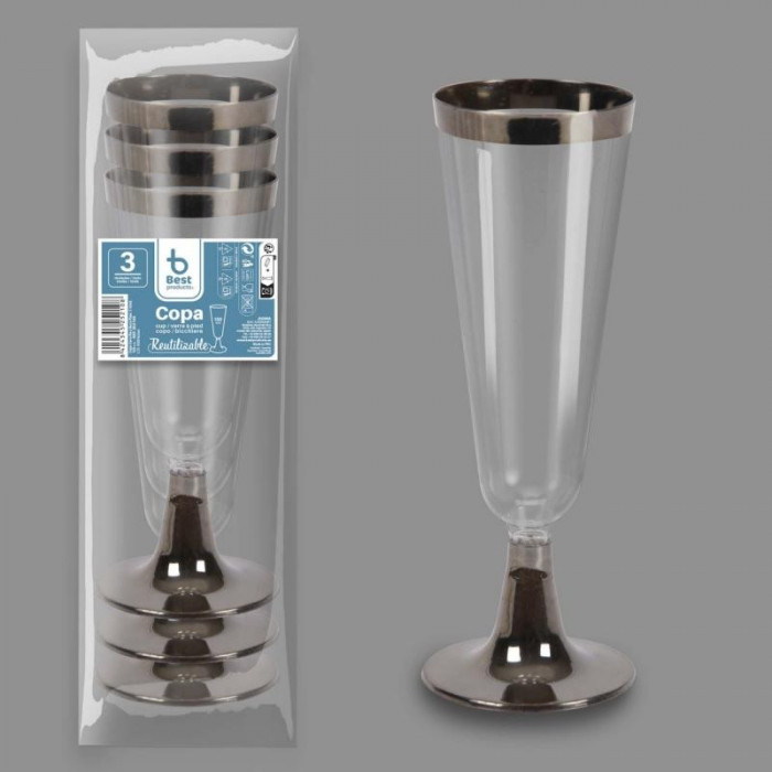 COPA CAVAX3 PIE PLATA REUT.150ml 252100