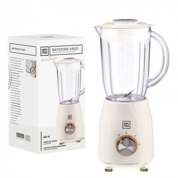 BATIDORA VASO BEIG 350W 1,2L 5-0139