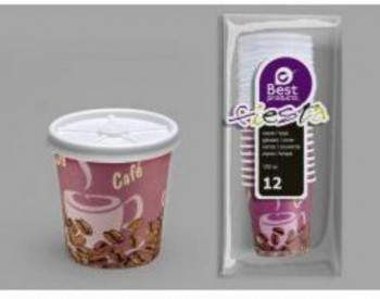 VASO CARTON X12 C/TAPA...