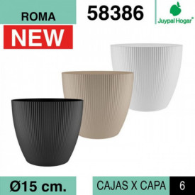 MACETA ROMA D15CM (RAYITAS)...