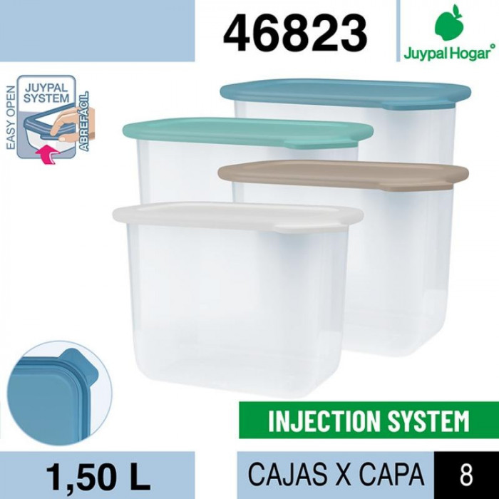 TAPER RECTANG.ABRE FACIL 1,5L 46823