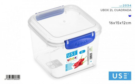 UBOX 2L CUADRADA 2034
