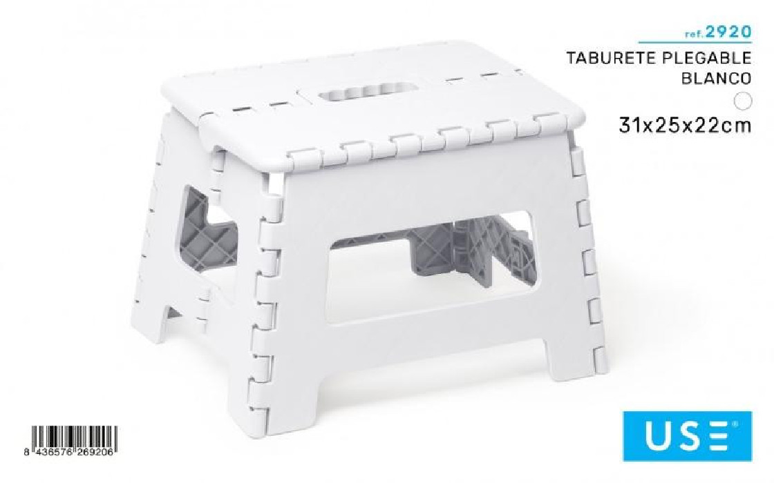 TABURETE PLEGABLE BCO. 2920