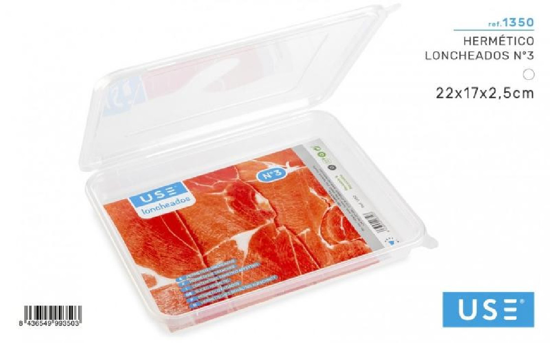 HERMETICO LONCHEADOS Nº3 1350