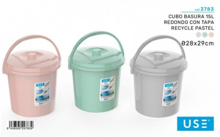 CUBO BASURA 15L REDONDO...