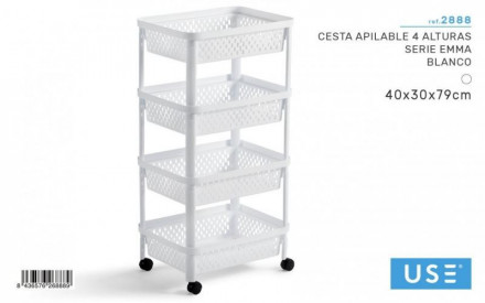 CESTA APILABLE 4 ALTURAS...