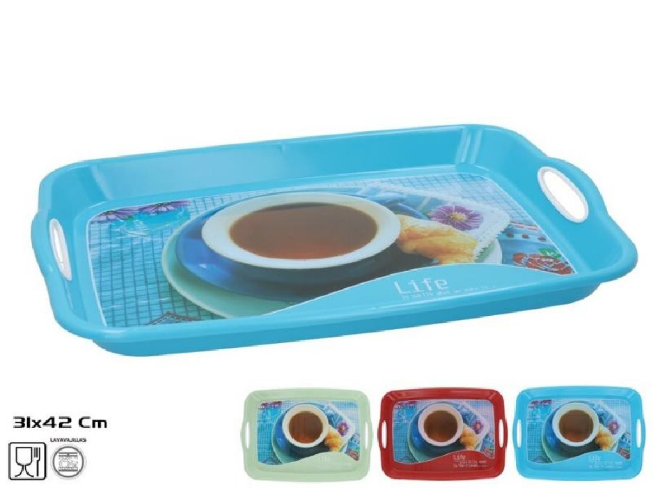BANDEJA TEACUP 42X31CM